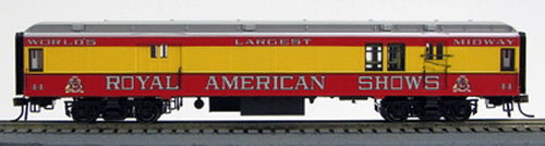 Con-Cor 94318 HO Royal American Shows 65' Baggage-Mail Car