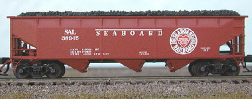 Bluford Shops 73203 N Scale Seaboard Air Line 3-Bay Offset Hopper 3-Pack