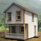 B.T.S. 17702 O Scale 114 2nd Street 2-Story House Craftsman Building Kit