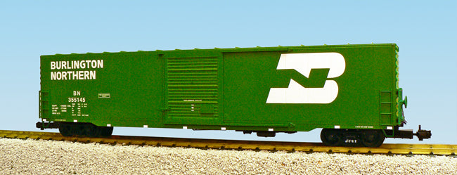 USA Trains 19406A G Burlington Northern 60' Steel Boxcar #355145