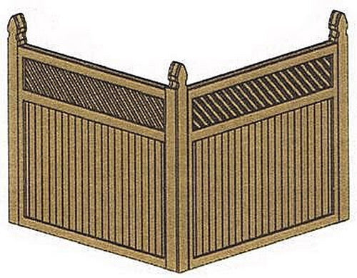 Branchline Trains 753 O Scale Stockade Privacy Fence