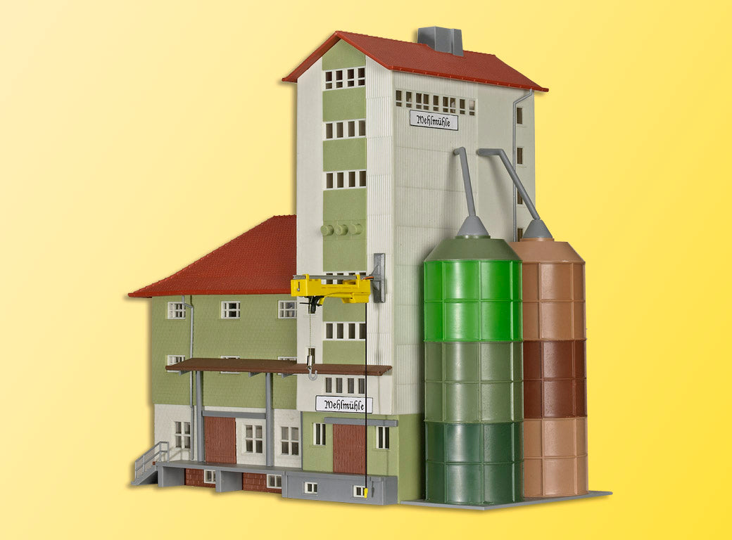 Kibri 39216 HO Flour Mill Building Kit