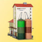 Kibri 39216 HO Flour Mill Building Kit
