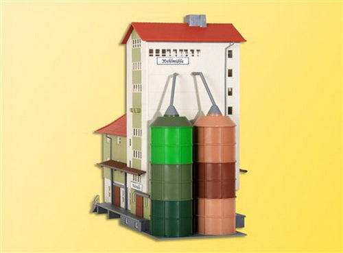 Kibri 39216 HO Flour Mill Building Kit