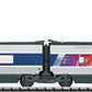 Trix 23439 HO TGV Intermediate Car Add-On Set #2 pkg(2) (Limited Edition)