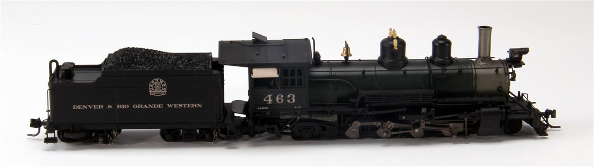 Blackstone Models 310110WS HOn3 DRGW K-27 Weathered Steam Loco w/Sound/DCC #463