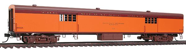 Fox Valley Models 10082 HO 1935 Express Car, MILW/Brown Roof #1111
