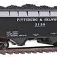 Kadee 7051 HO Pittsburg & Shawmut 50-Ton Offset 2-Bay Open Hopper #3136