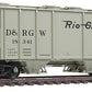 Kadee 8649 HO Denver & Rio Grande Western PS-2 2-Bay Covered Hopper #18341