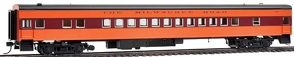 Fox Valley Models 10037 MILW/Maroon/Black Roof #4414 HO Hiawatha Coach