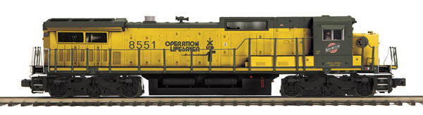 MTH 20-20124-1 C&NW Dash-8 Narrow Nose Diesel Locomotive w/Proto-Sound 2.0 #8551