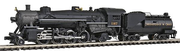 Model Power 87595 C&O USRA 2-8-2 Mikado Steam Loco w/Vandy Oil Tender