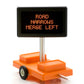 Miniatronics 8550501 O Road Narrows Merge Right Sign w/ 3v Transformer