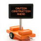 Miniatronics 85-501-01 O Scale Construction Ahead Road Sign