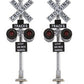 Tomar Industries 862B HO Working Crossing Signal with Bell Casting (Pack of 2)