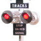Tomar Industries 862B HO Working Crossing Signal with Bell Casting (Pack of 2)