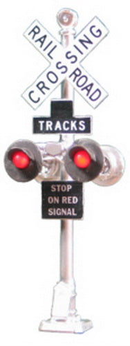 Tomar Industries 862B HO Working Crossing Signal with Bell Casting (Pack of 2)
