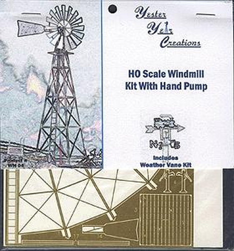 Yesteryear Creations 6 HO Windmill/Weather Vane Kit