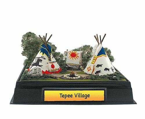 Woodland Scenics SP4250 Scene-A-Rama Tepee Village Classroom Pack