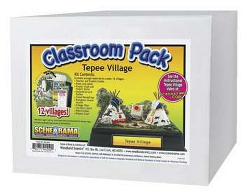 Woodland Scenics SP4250 Scene-A-Rama Tepee Village Classroom Pack