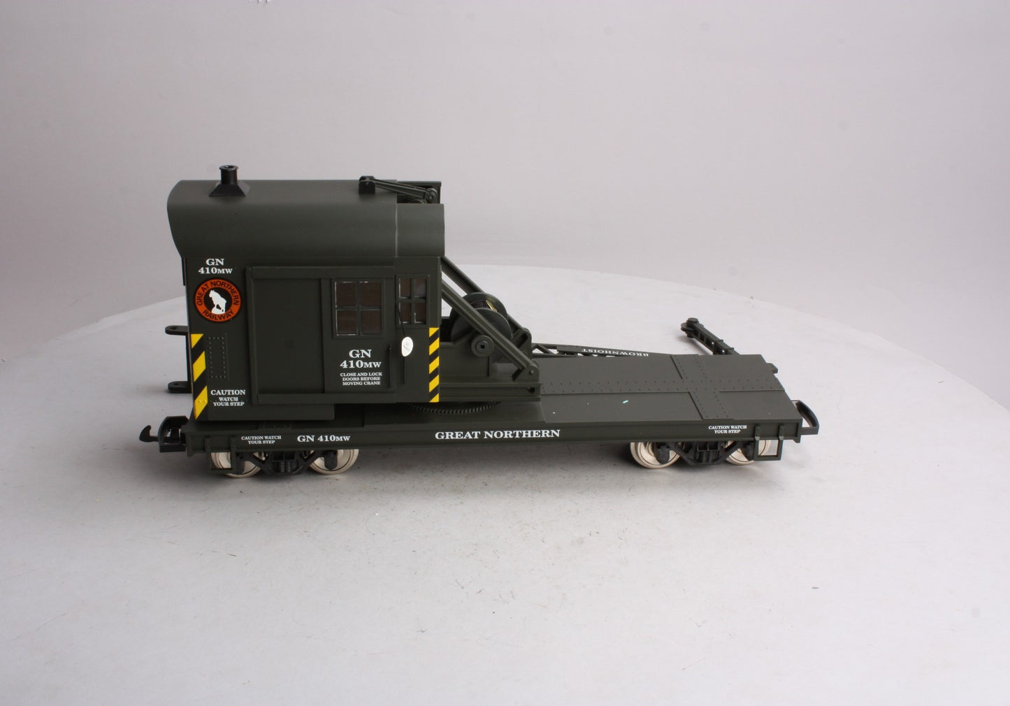 USA Trains 1869 G Great Northern 25-Ton Crane Metal Wheels