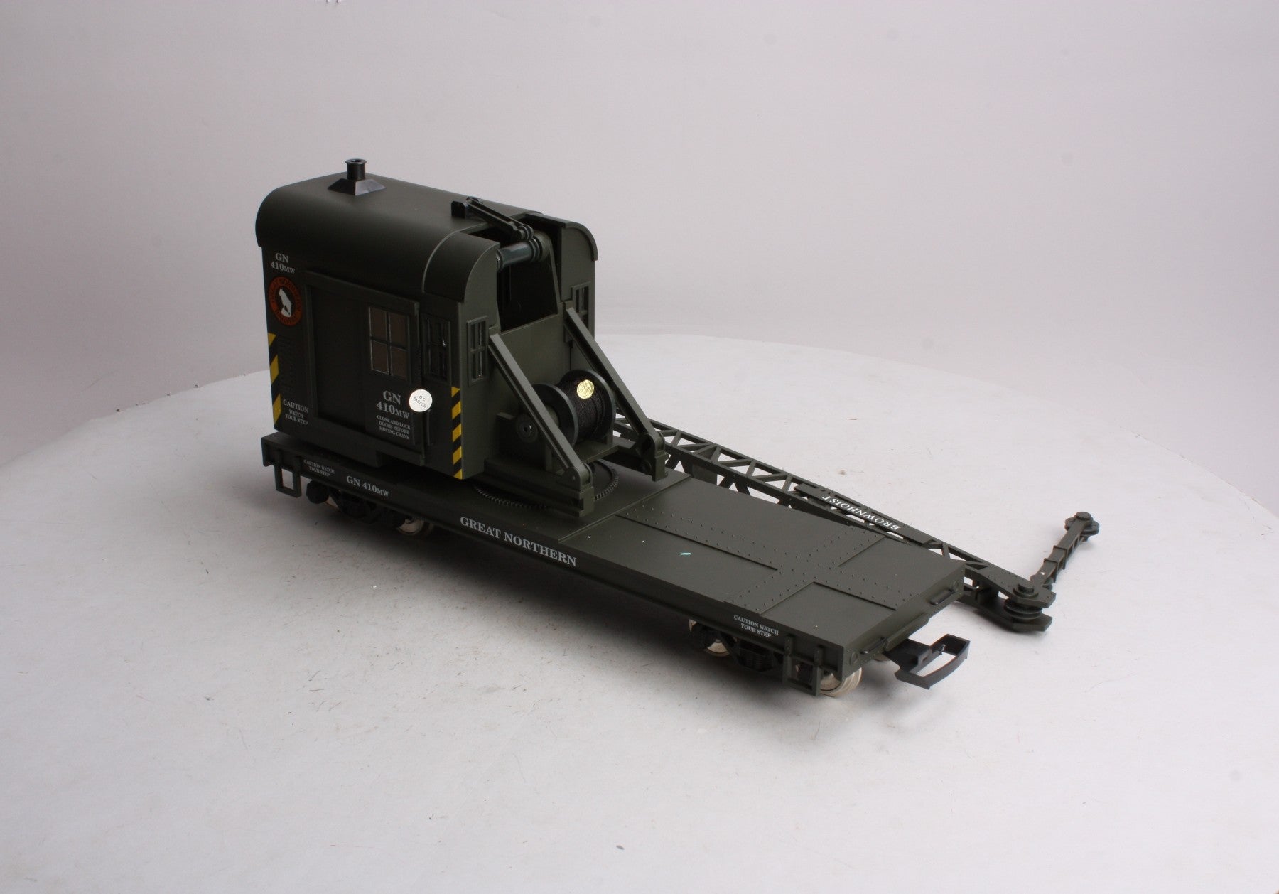 USA Trains 1869 G Great Northern 25-Ton Crane Metal Wheels