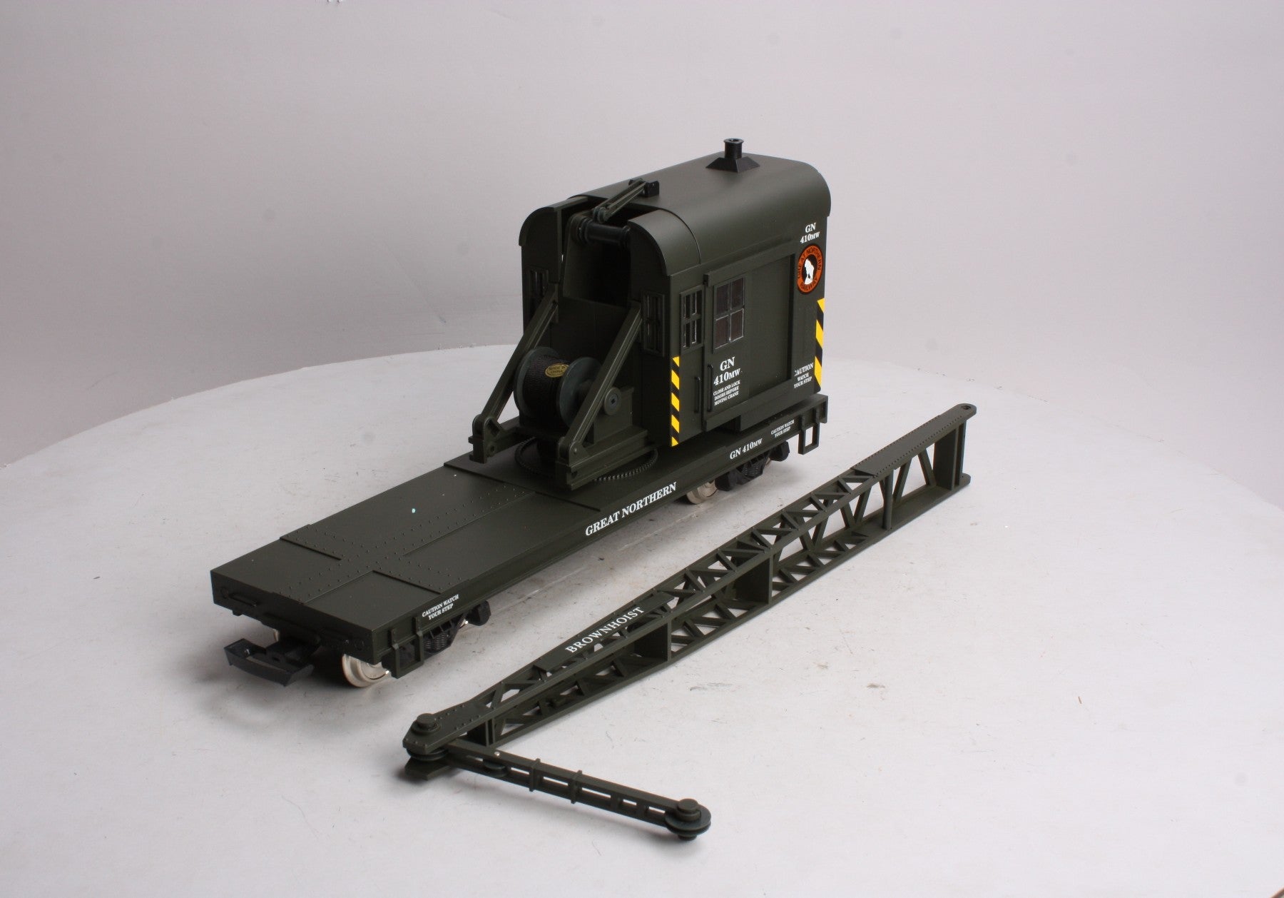 USA Trains 1869 G Great Northern 25-Ton Crane Metal Wheels – Trainz