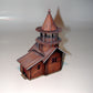 Trident Miniatures 99025 HO Russian Church Bell Tower Resin Structure Castings