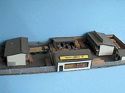 Alpine Division Scale Models 563 Lumber yard complete