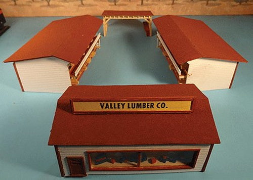 Alpine Division Scale Models 563 Lumber yard complete