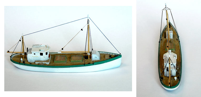 Sea Port Model Works H114 N Scale 83' Sardine/Coastal Carrier Model Kit