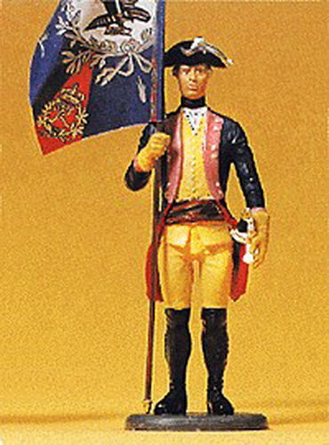 Preiser 54117 G Standing Prussian Flag Bearer Figure