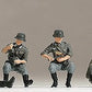 Preiser 16881 HO German Army WWII Combat Infantry Resting Figures (Set of 6)