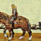 Preiser 16513 HO Horse Drawn Light Field Howitzer Plastic Figure Kit (Set of 15)