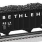 Lionel 6-29786 O Bethlehem Steel 3-Bay Hopper #107001