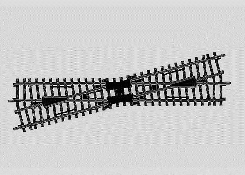 Marklin 2257 HO 14° 26' K Track Crossing