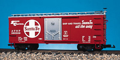 USA Trains 19048A G Atchison, Topeka & Santa Fe Steel Boxcar #260356