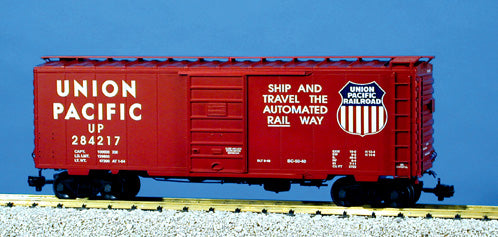 USA Trains R192011 G Union Pacific 40' PS-1 Steel Boxcar w/6' Panel Door #284217