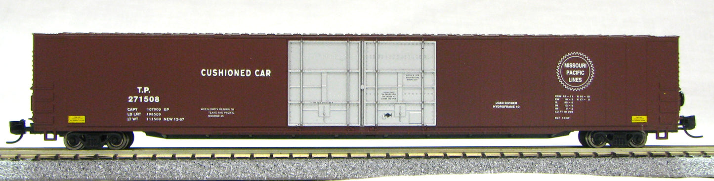 Con-Cor 14673 N DRGW 85' 4-Door Hi-Cube Boxcar with Micro-Trains Couplers