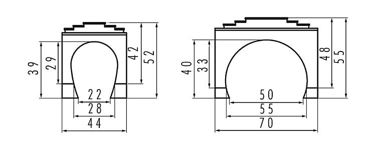 Faller 2934 Z Scale 1 & 2 Track Tunnel Portals (2 Pair) – Trainz