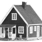 Heljan B301 HO Cottage House 4-1/8 x 3" 10.5 x 7.5 cm. Kit