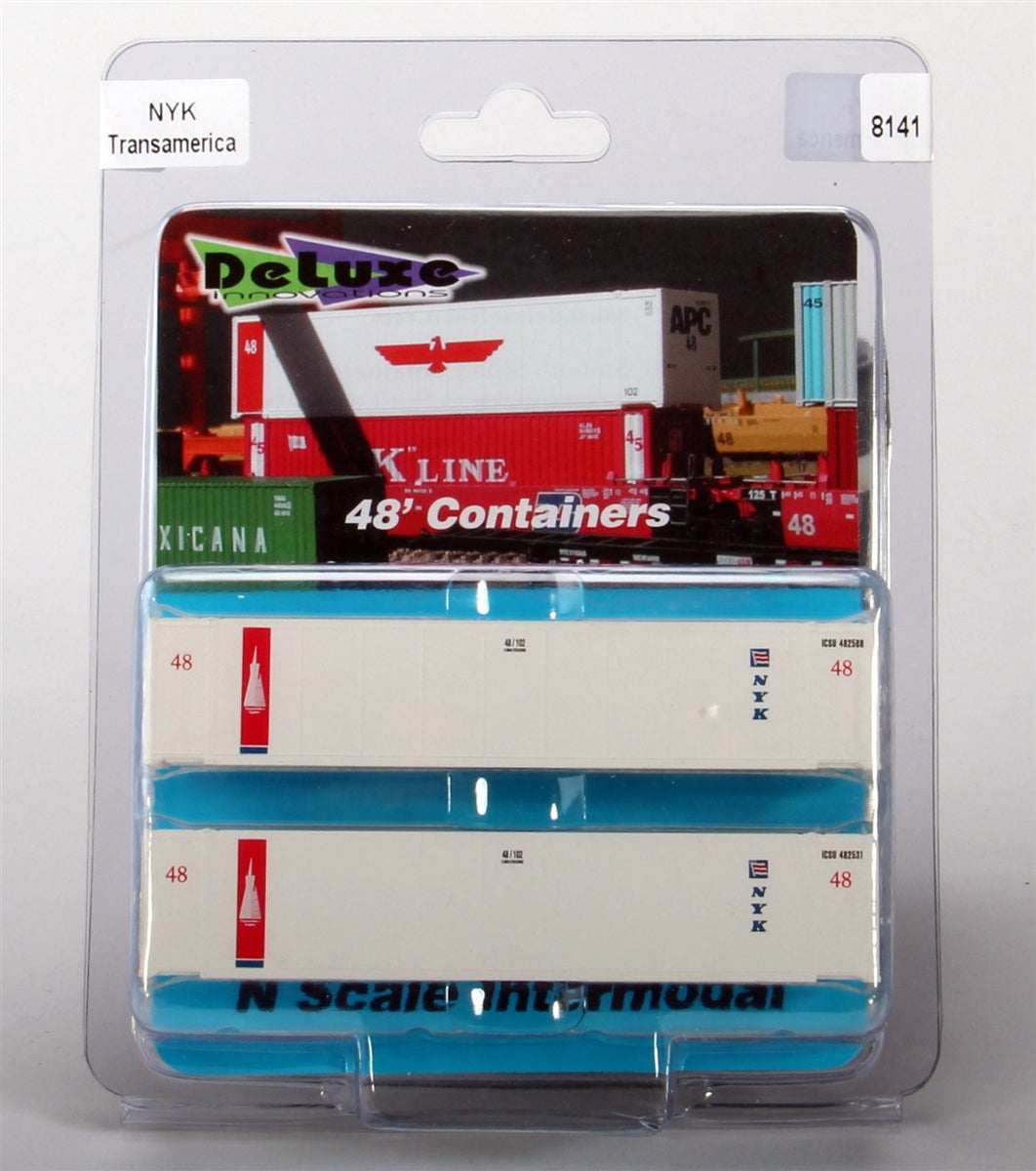 Deluxe Innovations 8141 N NYK Line 48' Smoothside Container (Pack of 2)