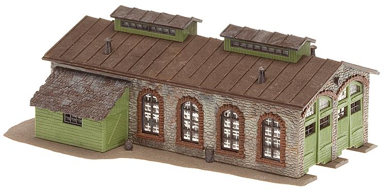 Faller 222116 2-Stall stone enginehouse