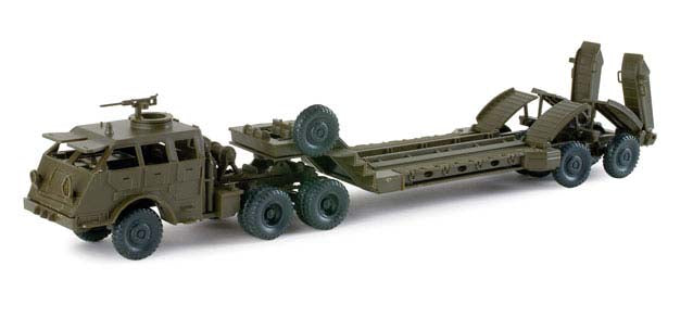 Herpa 743327 HO Roco Mini Tanks - M26 179 U.S. Tank Transporter