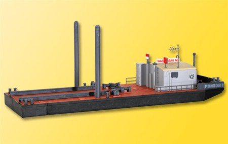 Kibri 39156 HO Working Pontoon with Excavator Building Kit