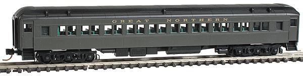 Micro-Trains 14500020 N Great Northern 78' Heavyweight Paired Window Coach Car
