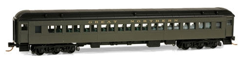 Micro-Trains 14500020 N Great Northern 78' Heavyweight Paired Window Coach Car