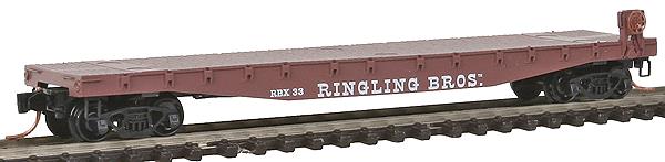 Micro-Trains 04500393 N RBBX 50' Fishbelly Side Flatcar #RBX33
