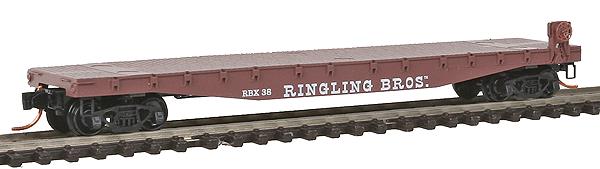 Micro-Trains 04500394 N RBBX 50' Fishbelly Side Flatcar #RBX38