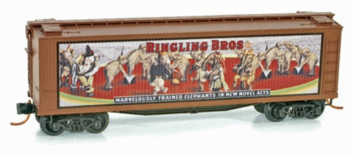 Micro-Trains 04700411 N Ringling Bros 40' Billboard Wood Reefer Car #11
